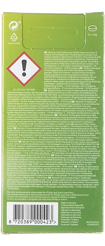 Philips Pastilhas De Limpeza C/6 Pastilhas Saeco Ca6704/10