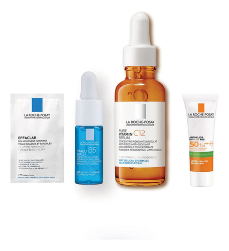 Kit La Roche-posay Pure Vitamin C12 Serum 30ml + 3