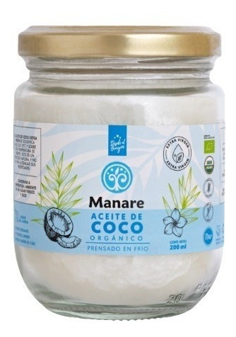 Aceite De Coco Manare Libre De Gluten 200ml. Nutri Royal