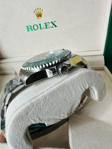 Reloj Pulsera Rolex Submariner Fondo Verde Plata Verde (Usado)