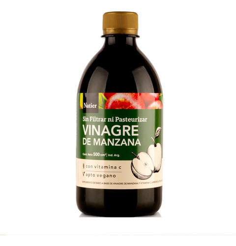 Vinagre De Manzana Natier X 500ml