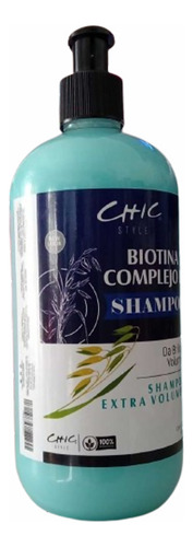 Shampoo Biotina Y Complejo B, Extra Volumen Máximo Brillo