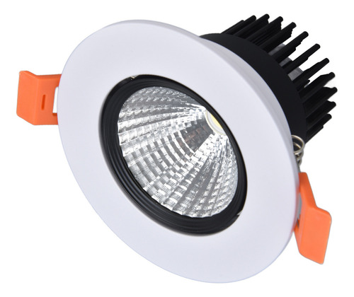 Lámpara De Techo Empotrada Tipo Cob Led Downlight 7w 630lm A