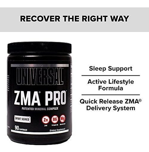 Zma Pro - Suplemento De Zinc Y Magnesio Con Vitamina B6 Para