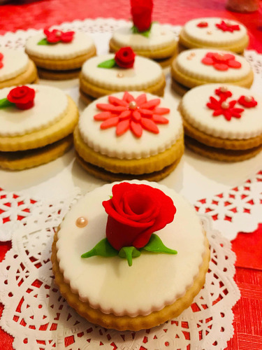Combos Torta Muffins Decorados Cumpleaños Bautismo Comunión