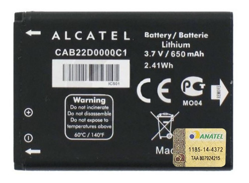 Bateira Original Alcatel Cab22d000c1 C/garantia