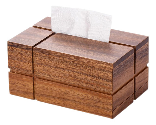 Caja De Pañuelos De Madera Maciza Japonesa Duradera Para