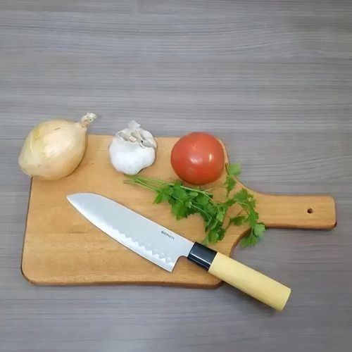 Cuchillo Chef Sharp Samurai de acero inoxidable para 7 peces y verduras