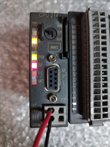 Vipa Cpu214, 214-1bc02, Con 4 Módulos Plc De Uso. (Usado)