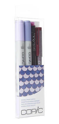 Copic Ciao Doodle Packs: Purple (4 Lápices)