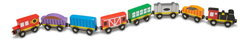 Tren De Madera Melissa Doug Vagones De Tren