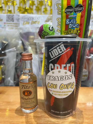 Souvenir Tragos Personalizados Bebidas Para Tu Fiesta/evento
