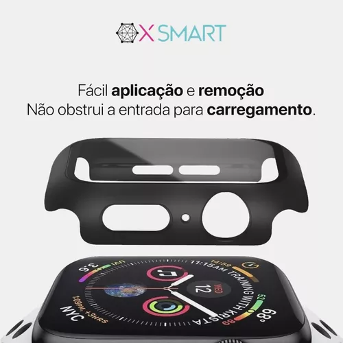 Capa Bumper Vidro Temperado compatível com relogio Apple Watch