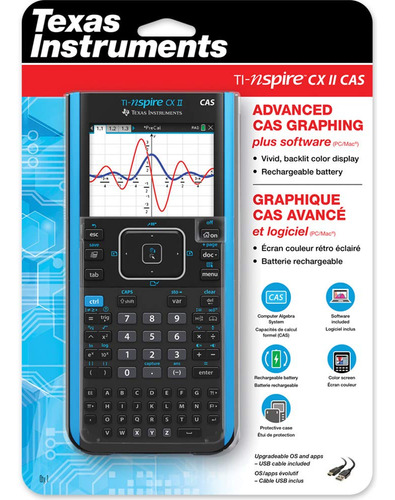 Calculadora Gráfica Texas Instruments Ti-nspire Cx Ii Cas