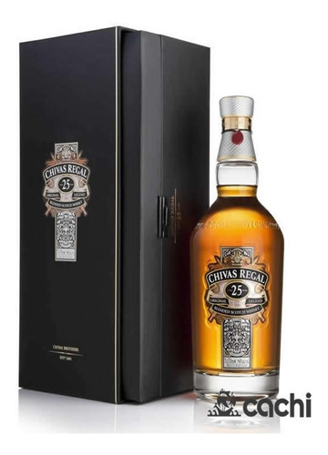 Whisky Chivas Regal 25 Años Con Fino Estuche