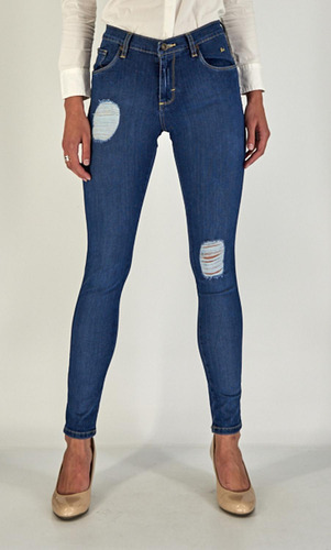 Jeans Casual Lee Mujer Skinny Cintura Alta R43