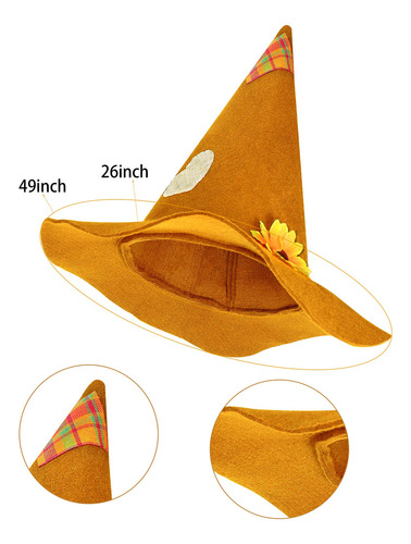 Set De 7 Disfraces De Espantapájaros Incluye Kit De Paja De Rafia Para Espantapájaros Sombrero De Espantapájaros Para Halloween Accesorio Para Fiesta
