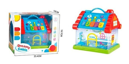 Casita Didactica Para Bebe Con Actividades Y Sonidos