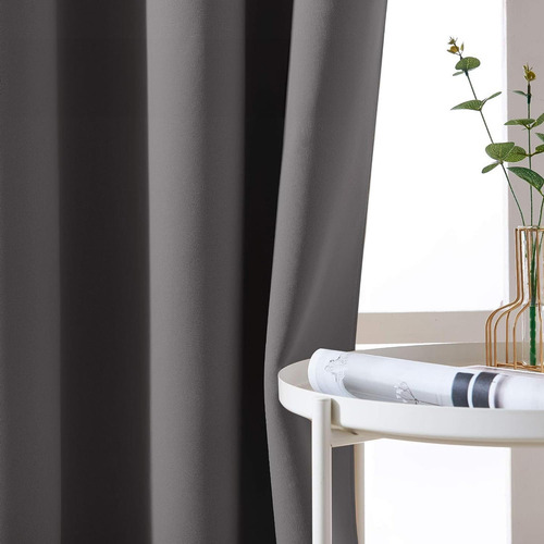 2 Paneles Cortinas Blackout Con Aislamiento Térmico Para