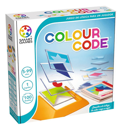 Juego De Mesa Colour Code Smart Games 100 Retos 4 Niveles