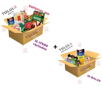 Comprar Box Kit Snacks Orientais Tam P + Box Balas Super Lemon Soda 