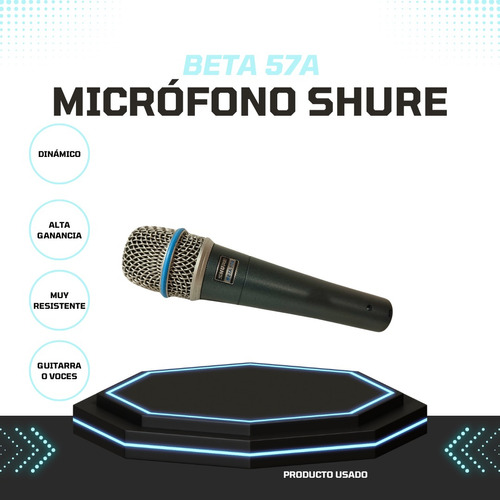 Shure Beta57a Microfono Dinámico Supercardioide 
