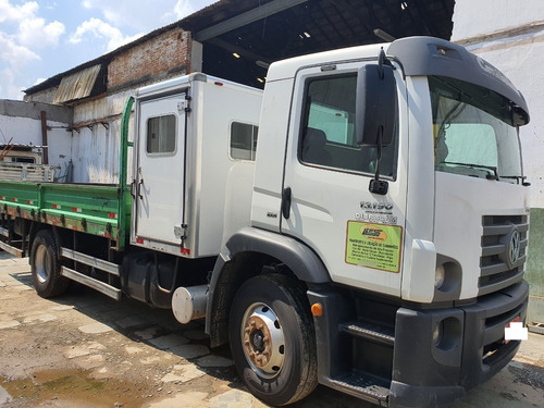 Imagem 3 de 15 de Caminhão Carroceria Cabine Suplementar Vw 13190 Ano 13/14