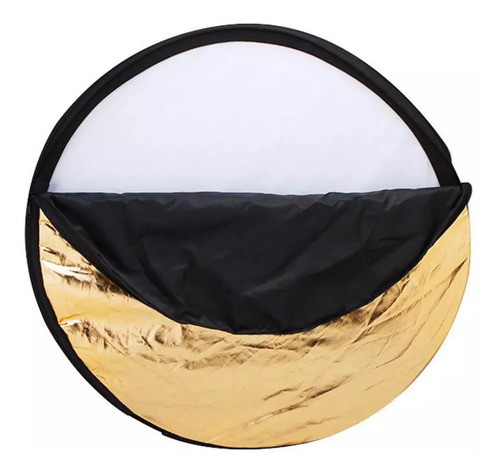 Imagem 3 de 5 de Rebatedor Fotografico Circular Com 110cm 5x1 Cores Com Bolsa