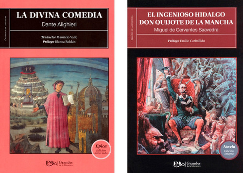 Don Quijote De La Mancha + La Divina Comedia