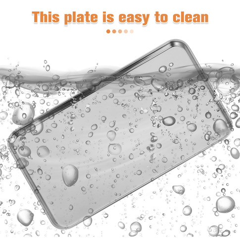 Bandeja Rectangular De Acero Inoxidable De 1 Pieza, Práctica