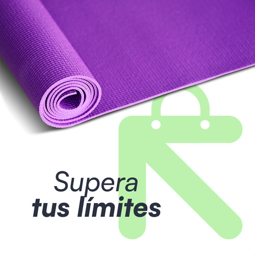 Tapete de yoga Lincky Yoga Mat de 3 mm color morado