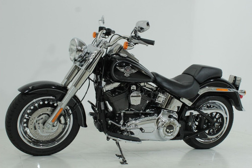 Harley-davidson Fat Boy Flstf 2014 Preta