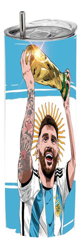 Termo Skinny Café 20 Oz - Lionel Messi Argentina #39