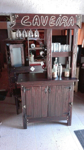  Mueble Bar, Barra Con Bodega Para Barbacoa