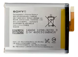 Bateria Sony Xperia Xa/e5 Lis1618erpc 3.8v-2300mah(original)