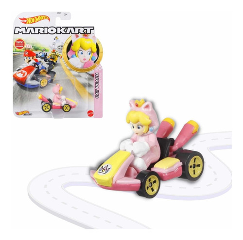 Cat Peach Mariokart Hot Wheels Standard Kart