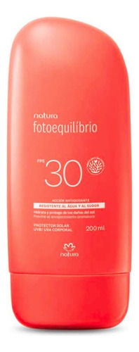 Protector Solar Fps30 Fotoequilibrio Natura 200ml