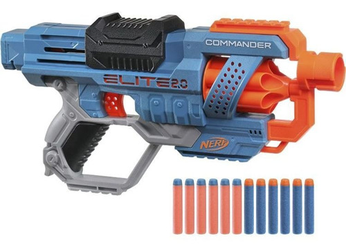 Nerf Elite 2.0 Commander Rd-6 Blaster Pistola De Juguete