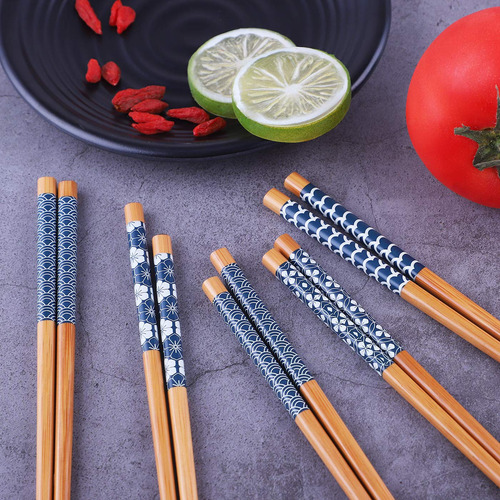 Juego De Palillos Reutilizables Estilo Japonés Aptos Para La