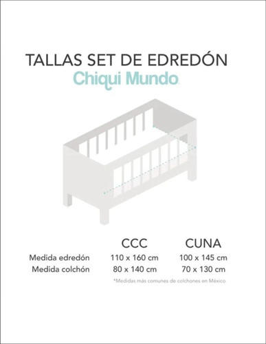 Set Edredón Cama Cuna Corral Hello Baby Niña Chiqui Mundo