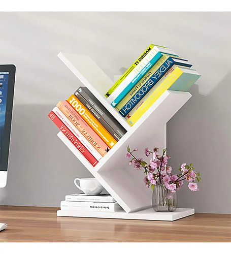 MDS Livrero estante para livros branco