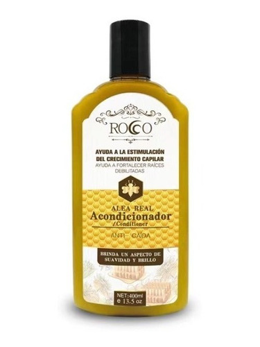 Rocco® Acondicionador Miel Anticaida 400ml Formula Limpiador