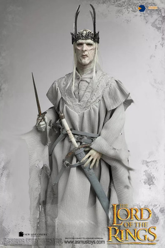 Boneco Senhor Anéis Rei Bruxo Asmus Toys Gandalf Arag Figure