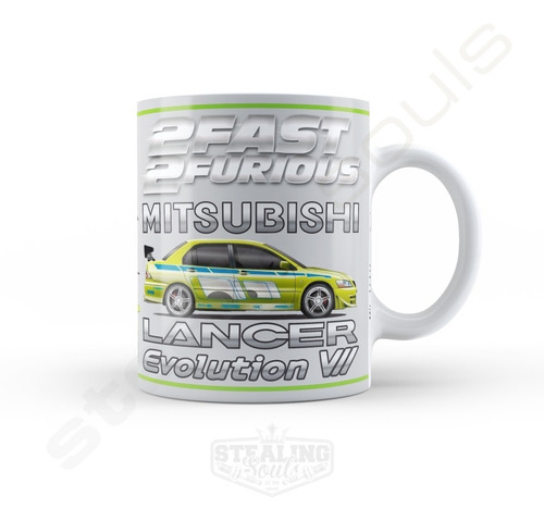 Taza Fast Furious Rapido Furioso | Mitsubishi Lancer Evo Vii