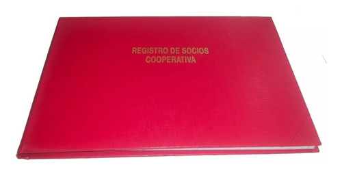 Libro Registro De Socios Cooperativa 200 Pgs