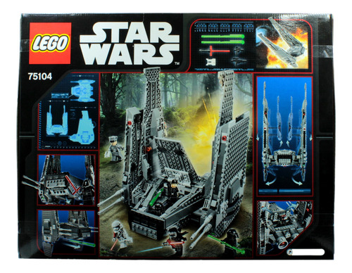 Lego Star Wars Kylo Ren's Command Shuttle #75104 1005 Pz