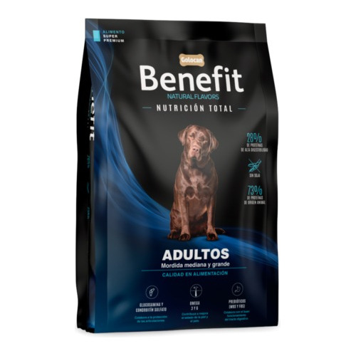 Alimento Benefit Para Perro Adulto De Raza Grande X 15 Kg