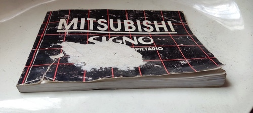 Manual Del Propietario Mitsubishi Signo Usado Buen Estado 