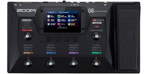 Zoom - G6 - Pedalera Multiefectos, Amp-simulator