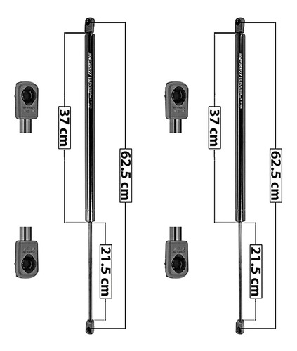 Par Amortiguadores 5ta Puerta Spart Honda Cr-v 07-11